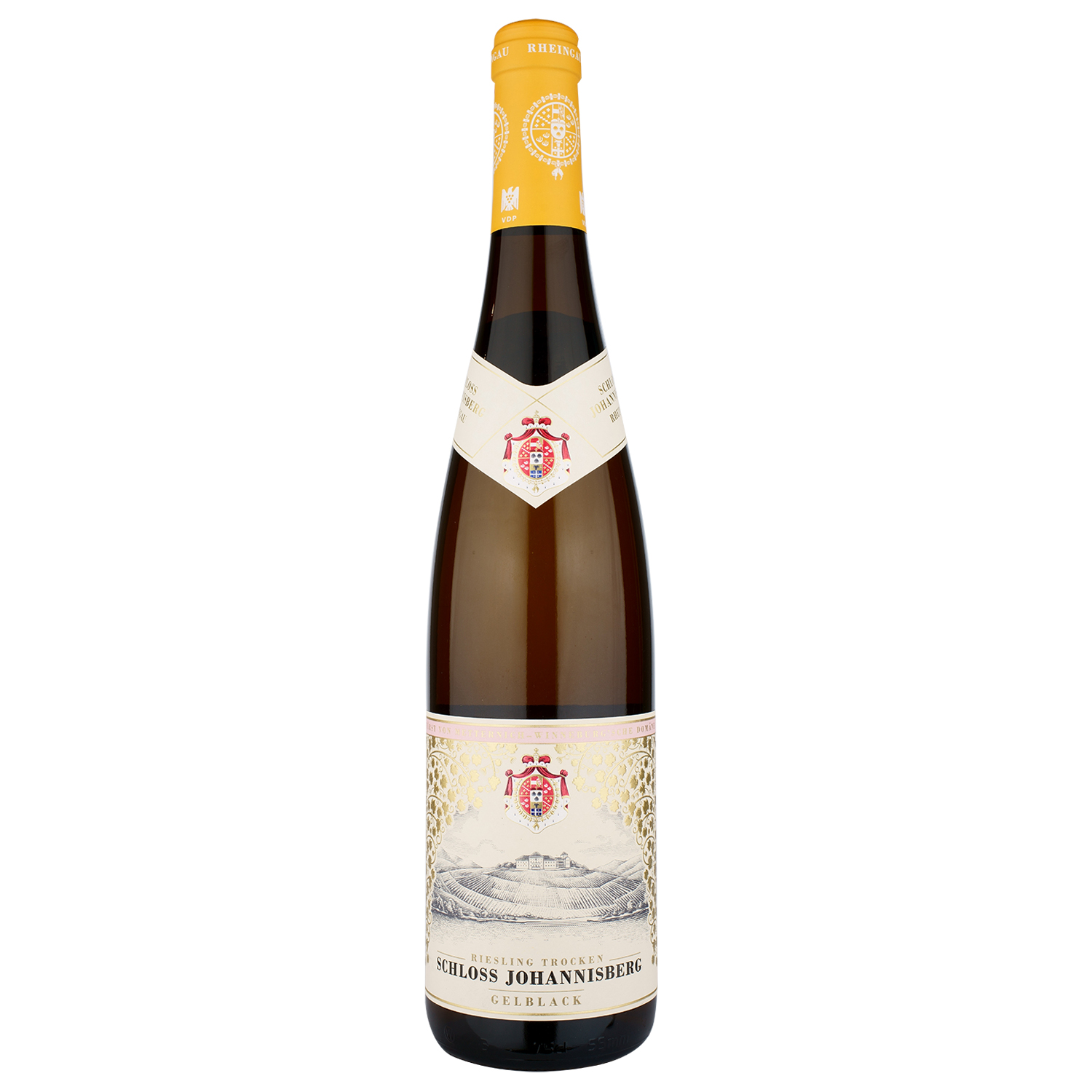 Вино Schloss Johannisberger Riesling Gelblack Trocken, белое, сухое, 0,75 л - фото 1