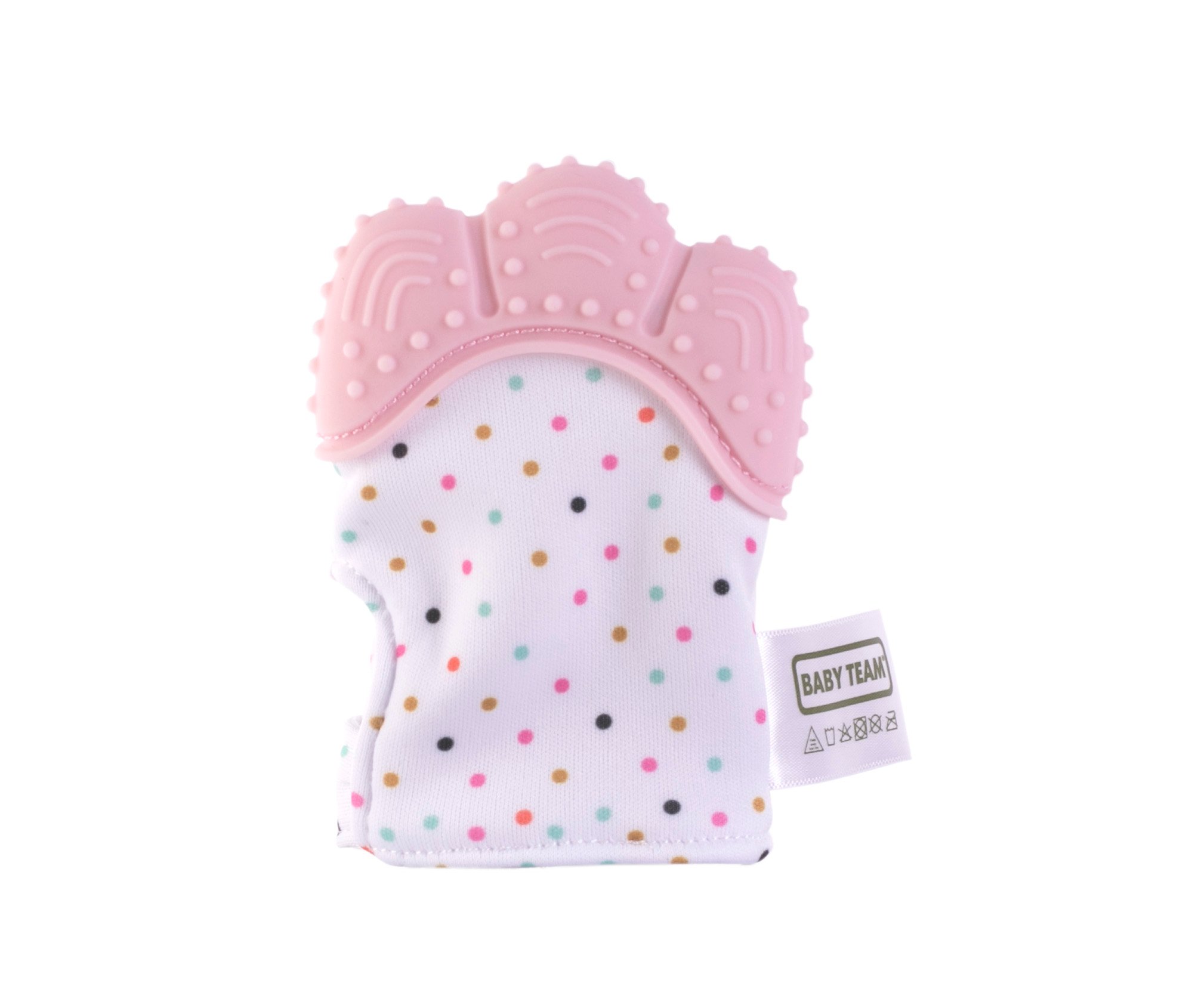 Прорезователь-перчатка Baby Team, розовый (4090_розовый) - фото 2