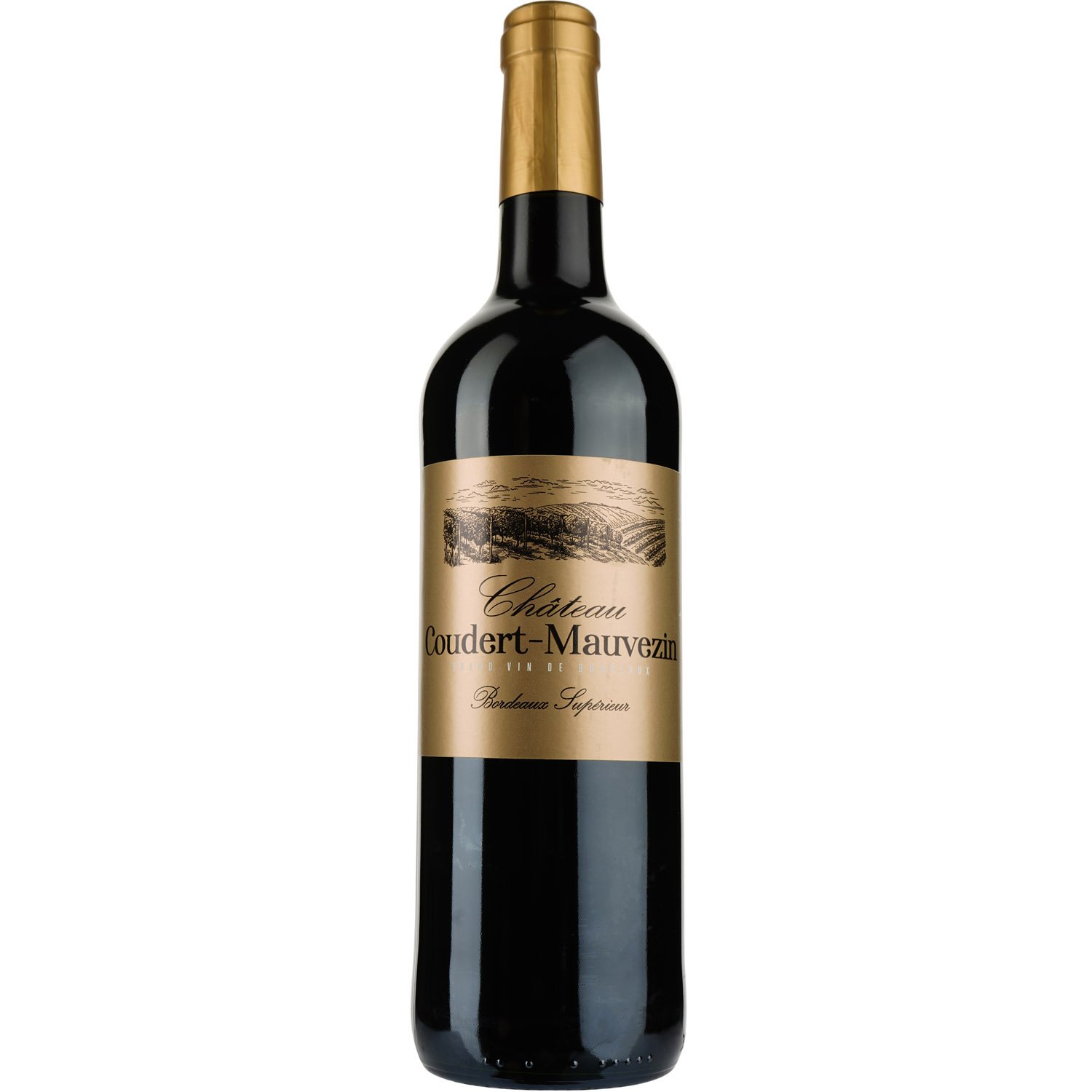 Вино Chateau Coudert-Mauvezin AOP Bordeaux Superieur 2020, червоне, сухе, 0,75 л - фото 1