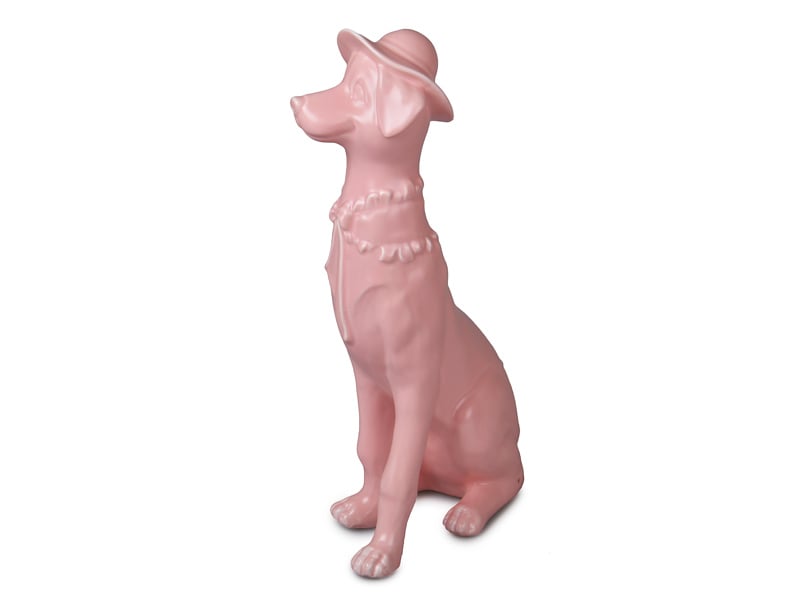Статуэтка декоративная Lefard Леди Дог, 35 см, розовый (101-771) - фото 2