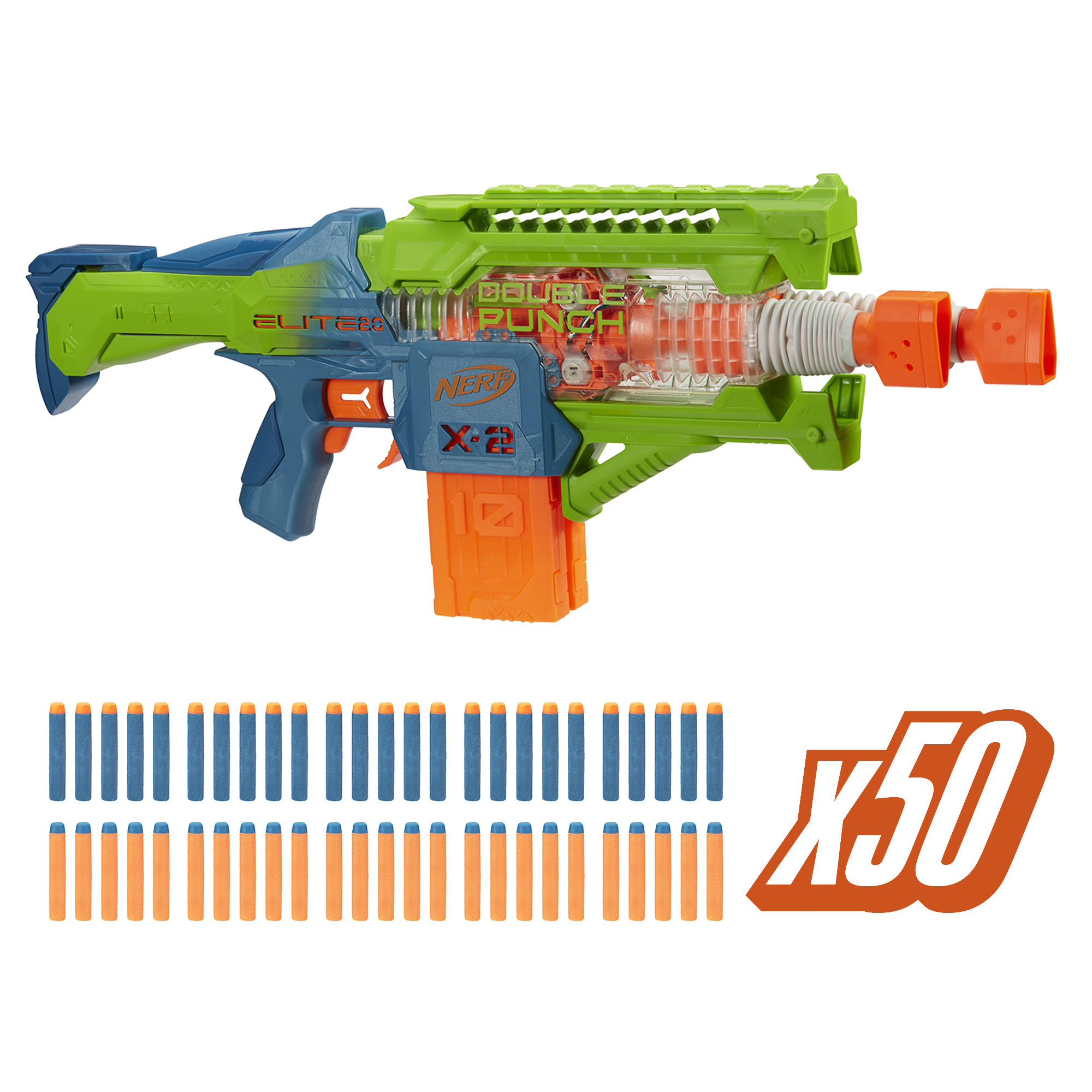 Бластер Hasbro Nerf Elite 2.0 Двойной удар (F6363) - фото 2