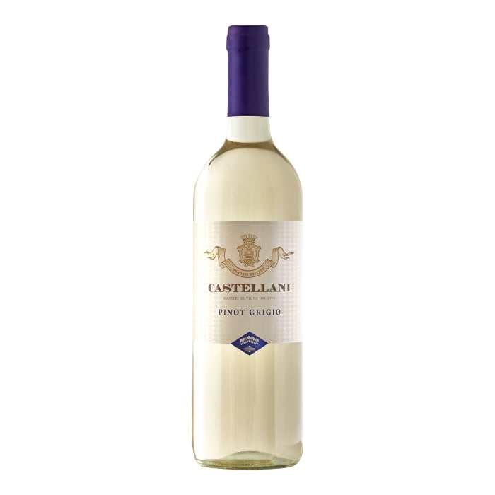 Вино Castellani Pinot Grigio IGT, біле, сухе, 12%, 0,75 л - фото 1