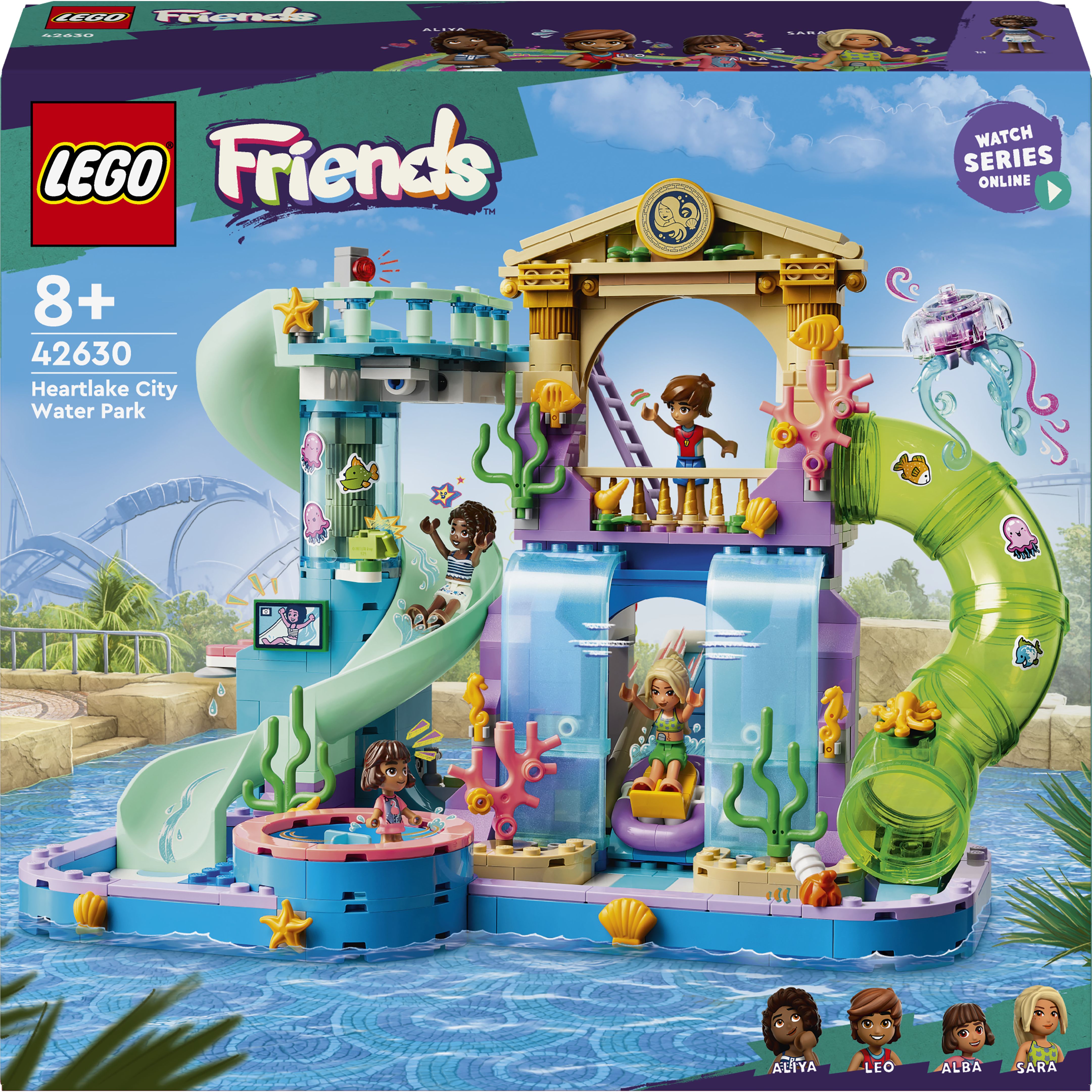 Конструктор LEGO Friends Аквапарк Хартлейк-Сити 814 детали (42630) - фото 1