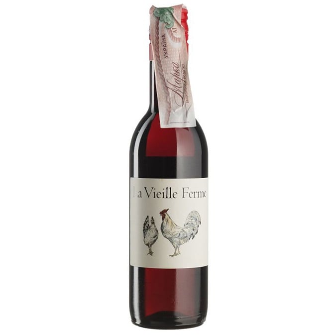 Вино La Vieille Ferme Cotes du Ventoux Red, червоне, сухе, 13.5%, 0.187 л (40255) - фото 1