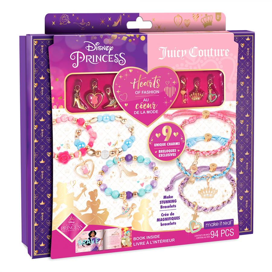 Набор для создания шарм-браслетов Juicy Couture Disney Make it Real, Принцессы (MR4442) - фото 1