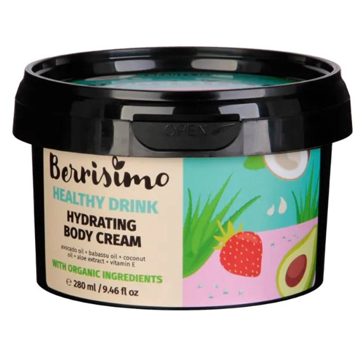 Крем для тіла Beauty Jar Berrisimo Healthy Drink, зволожуючий, 280 мл - фото 1