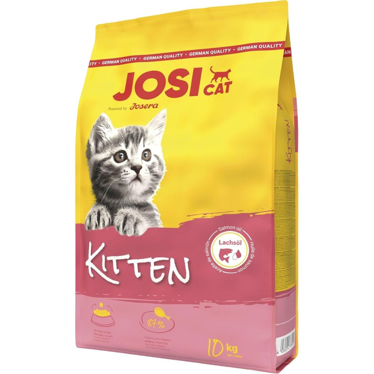 Сухой корм для котят Josera JosiCat Kitten, с лососем 10 кг - фото 1