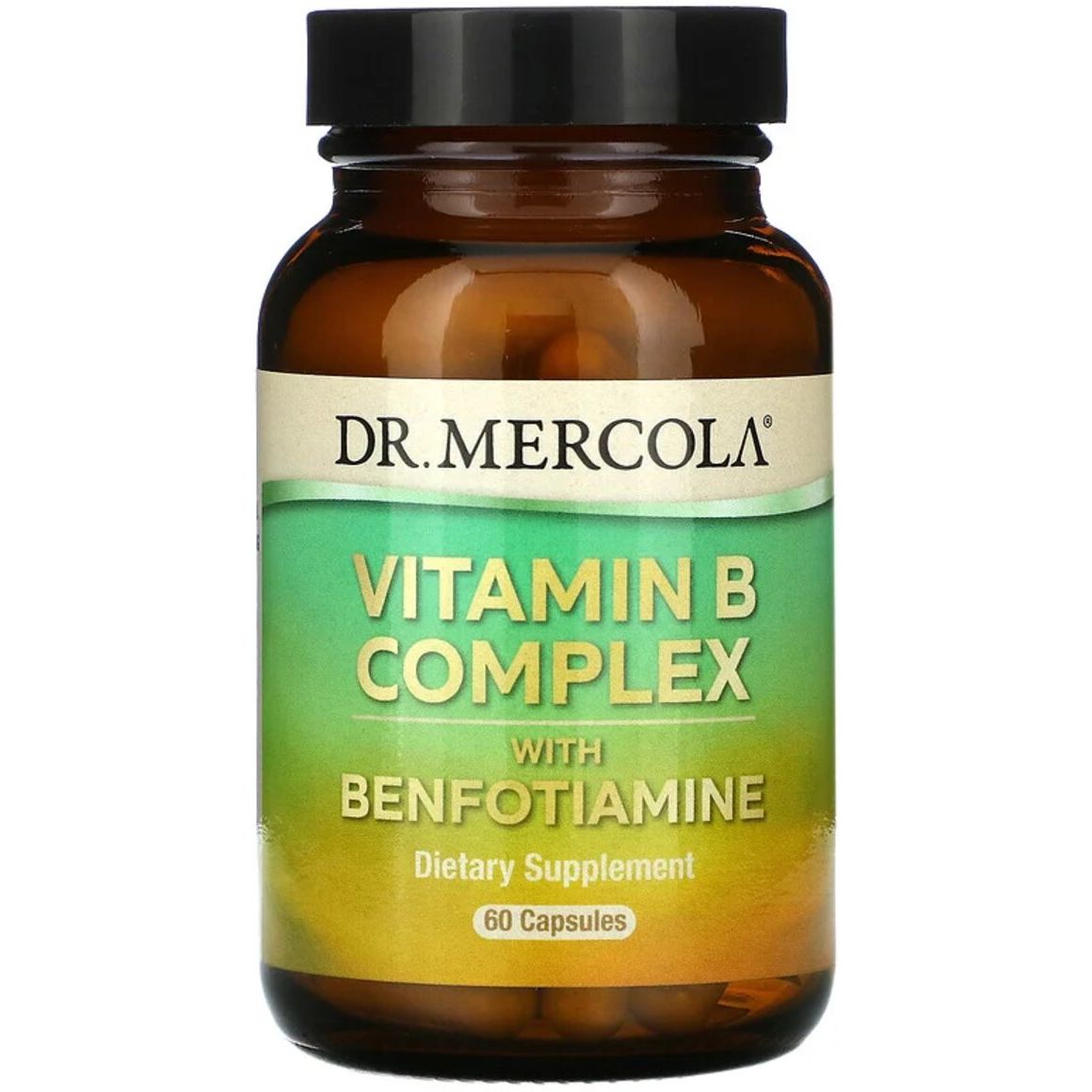 Витаминный комплекс Dr. Mercola Vitamin B Complex with Benfotiamine 60 капсул - фото 1