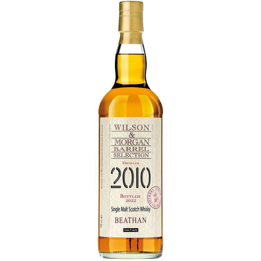 Виски Wilson & Morgan Beathan 2010 Single Malt Scotch Whisky 46% 0.7 л - фото 1