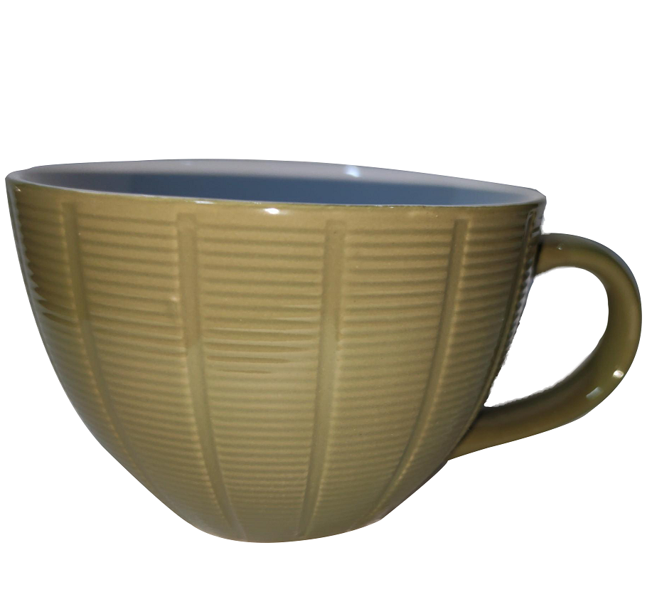 Чашка порцелянова Offtop, 460 мл, зелений (850103) - фото 1