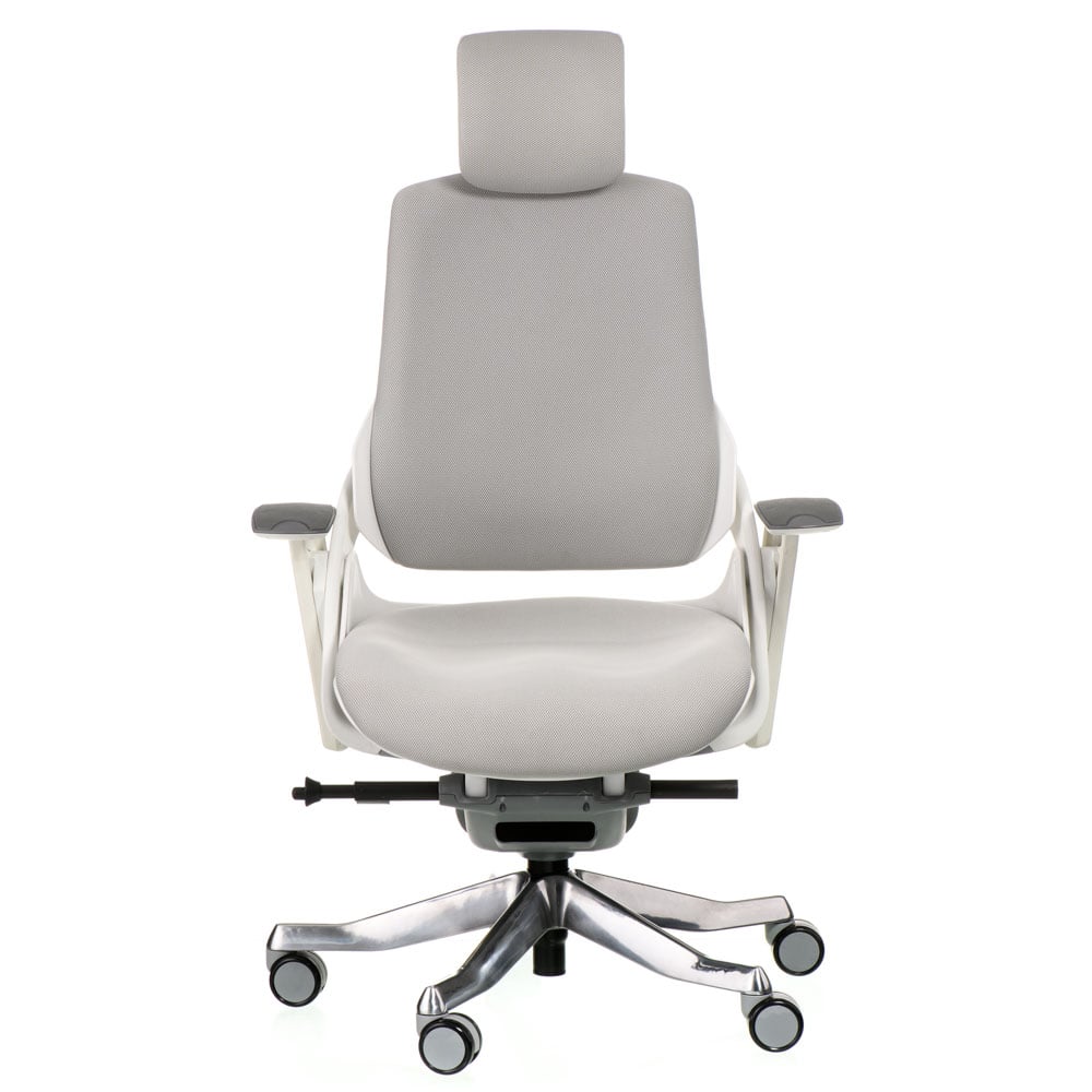 Офісне крісло Special4you Wau Snowy Fabric біле з сірим (E6163) - фото 2
