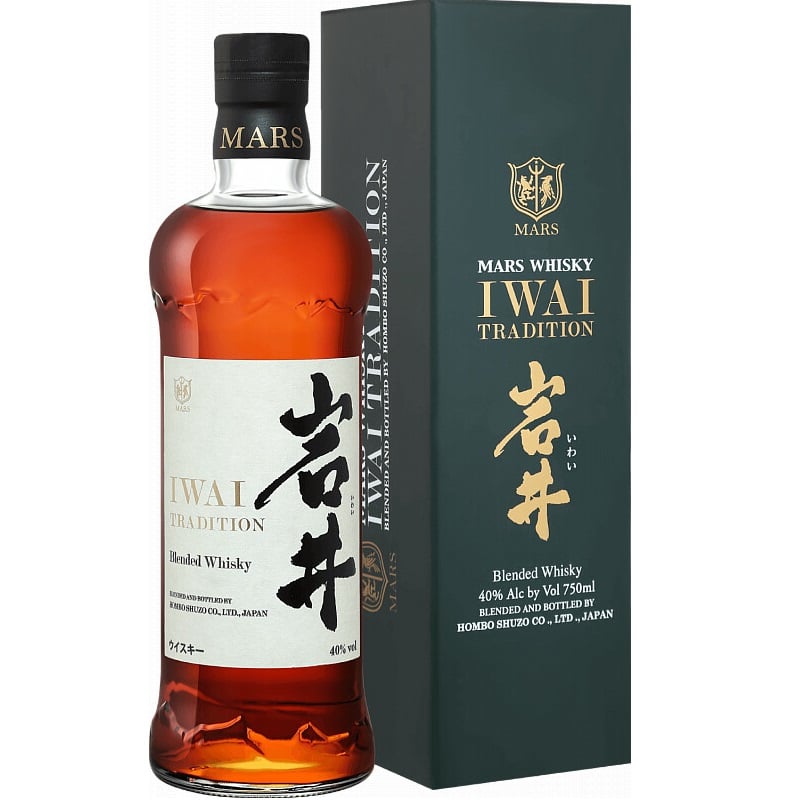 Виски Mars IWAI Tradition Blended Whisky Japan, 40%, 0,75 л (827261) - фото 1