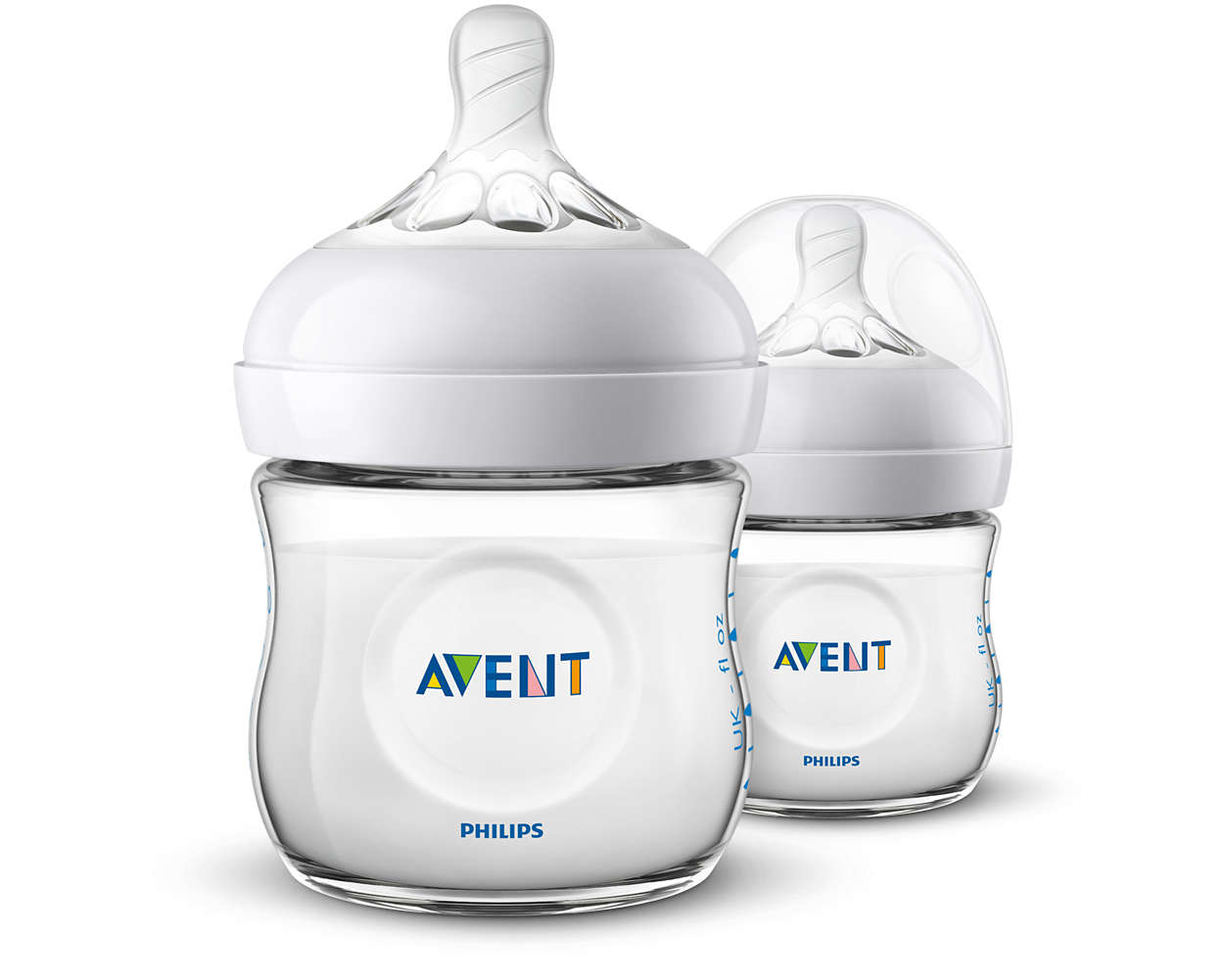 Бутылочка для кормления Philips Avent Natural, 125 мл, 2 шт. (SCF030/27) - фото 1