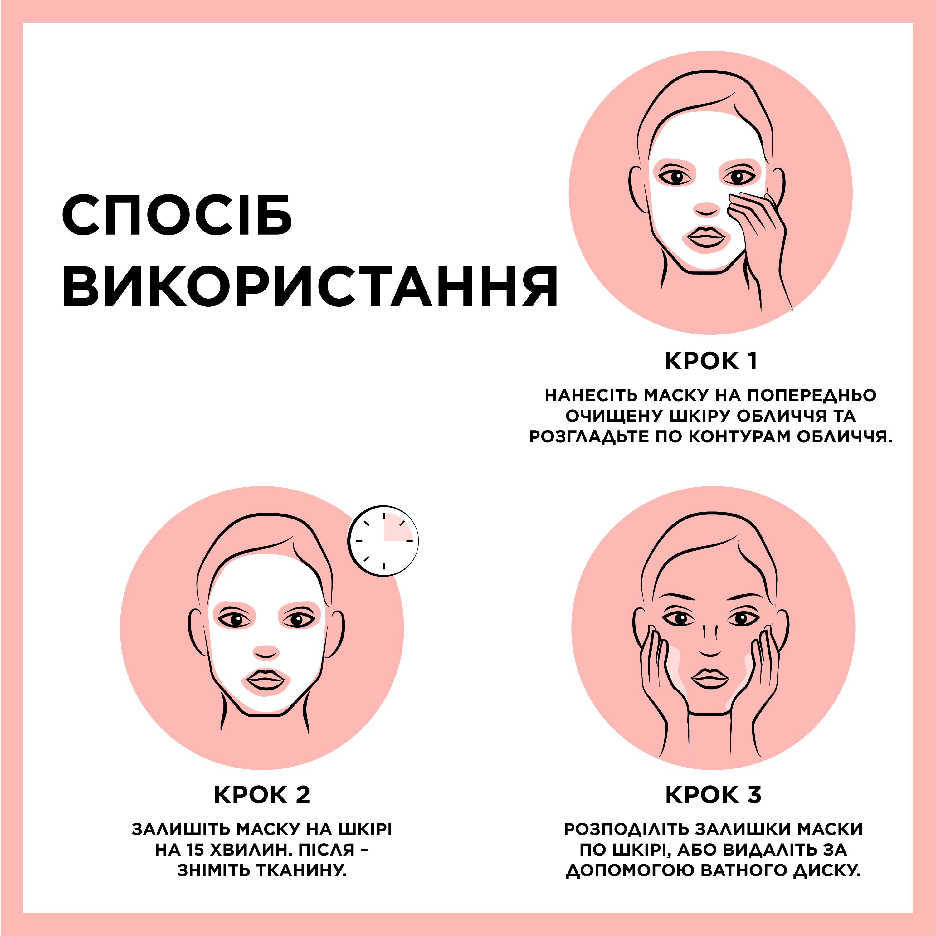 Тканинна маска для обличчя Garnier Skin Naturals Аква бомба, 28 г (C6293600) - фото 4