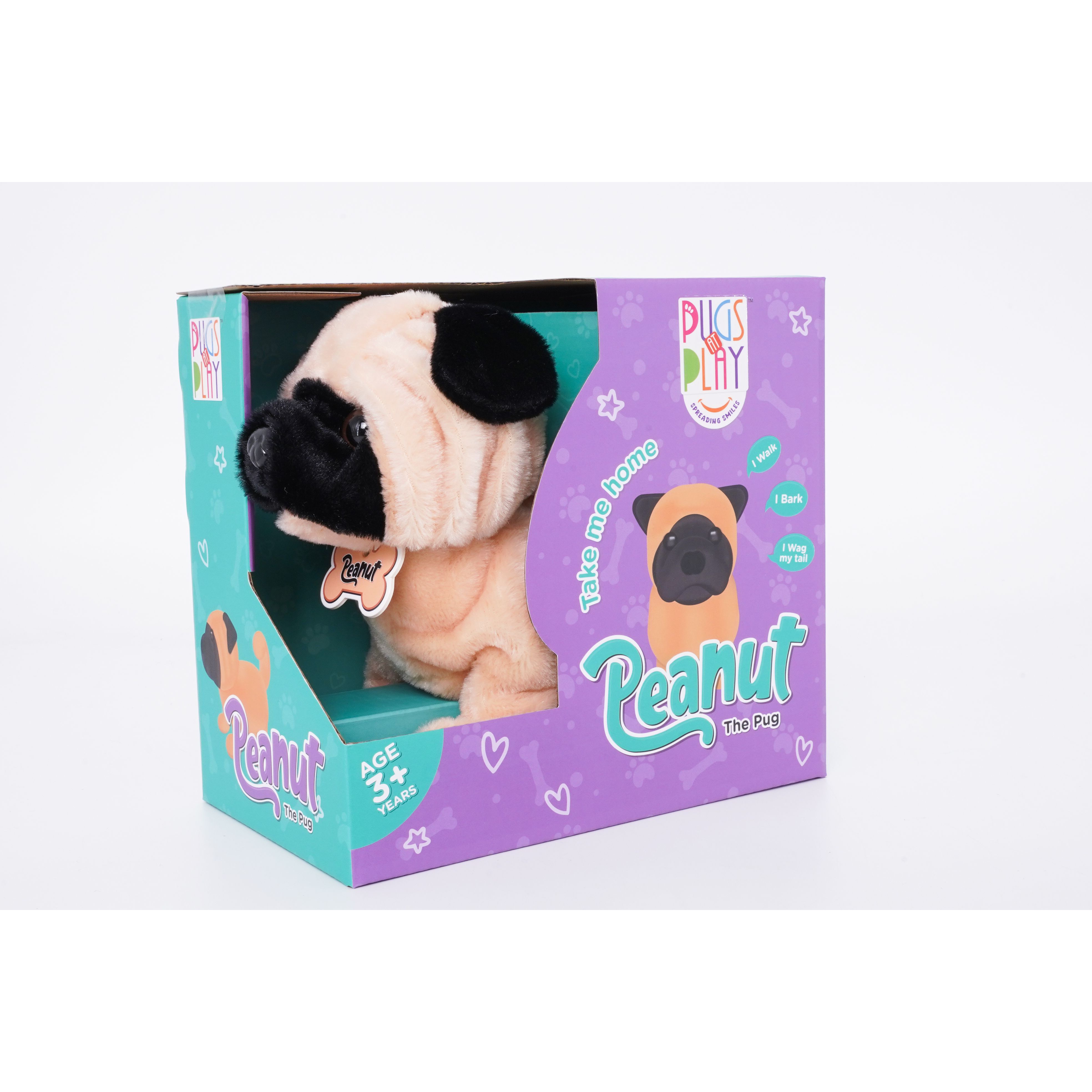 Интерактивная игрушка Pugs at Play Мопс Peanut (ST-PAP28) - фото 5