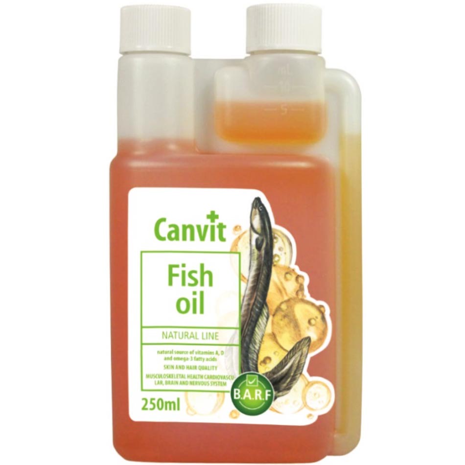 Комплекс Омега-3 жирных кислот для собак Canvit Fish Oil 250 мл - фото 1