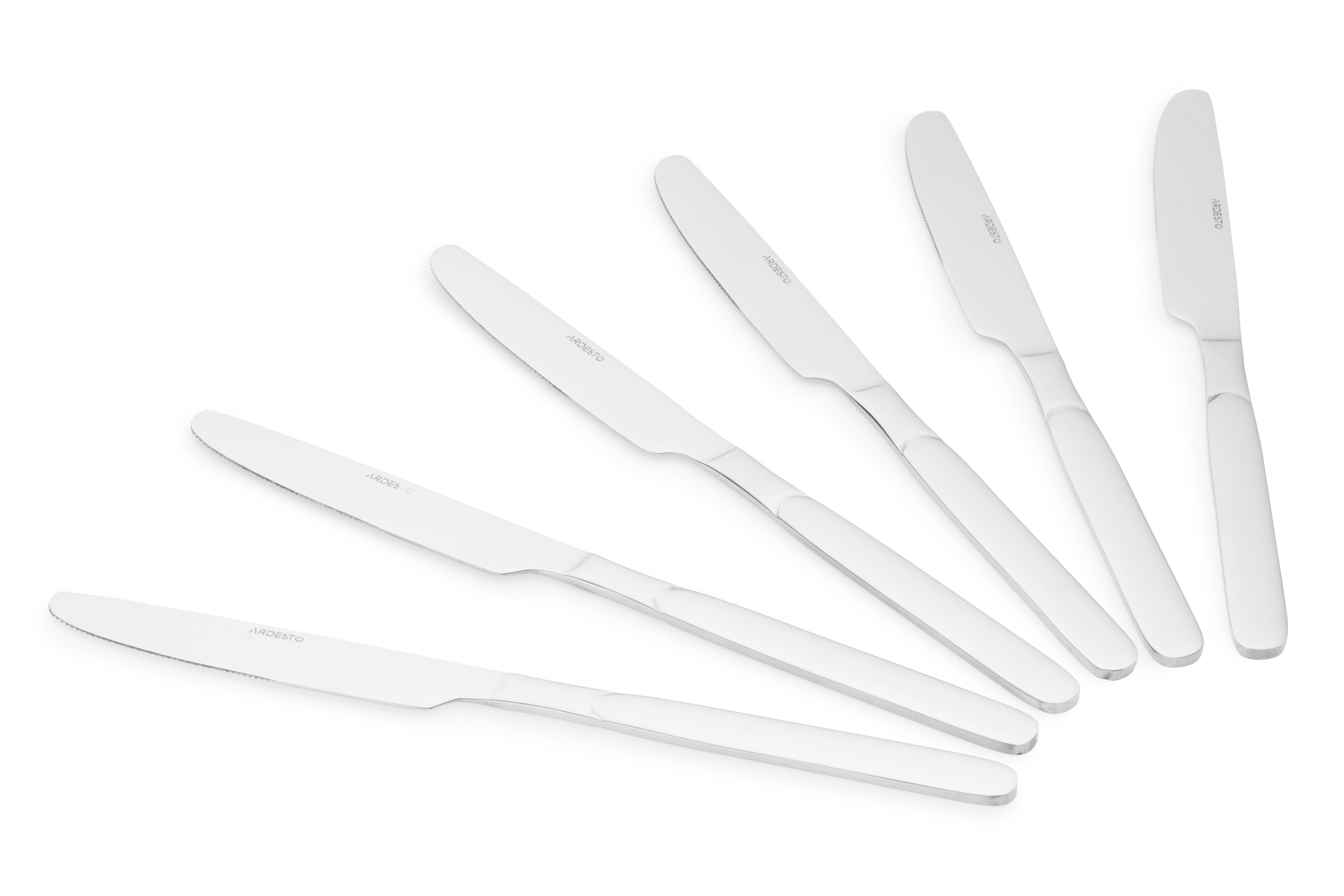 Набір столових ножів Ardesto Gemini Salerno, нержавіюча сталь, 6 шт. (AR1906SK) - фото 1