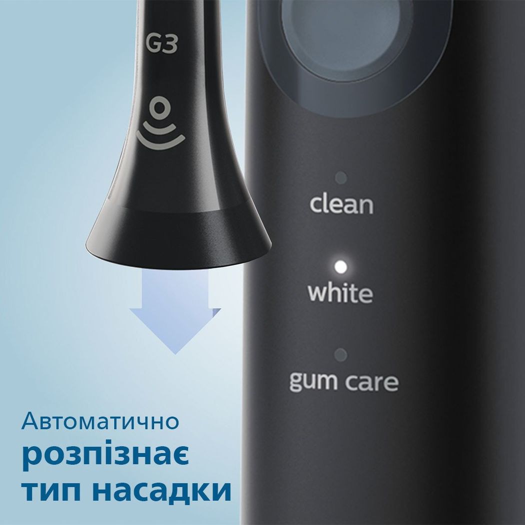 Електрична зубна щітка Philips Sonicare ProtectiveClean 5100 чорна (HX6850/47) - фото 8