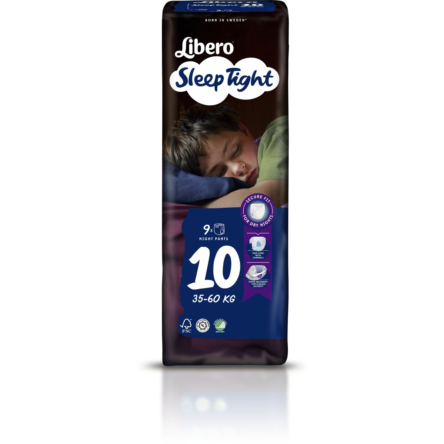 Подгузники-трусики Libero Sleep Tight 10 (35-60 кг), 9 шт. - фото 2