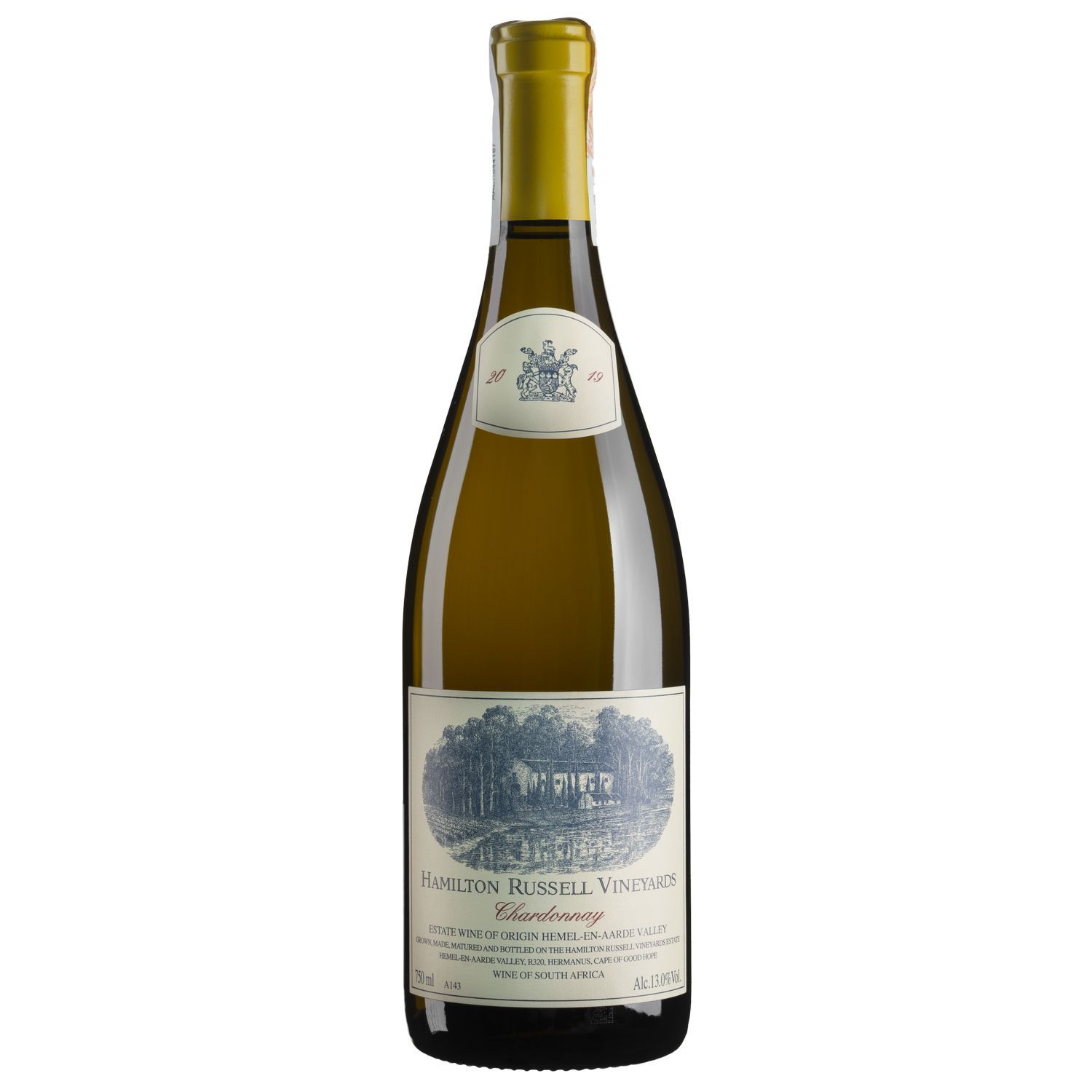 Вино Hamilton Russell Vineyards Chardonnay 2021, біле, сухе, 0,75 л - фото 1