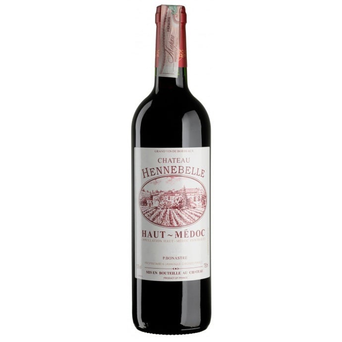Вино Chateau Hennebelle Haut-Medoc AOP, красное, сухое, 13%, 0,75 л (3007) - фото 1