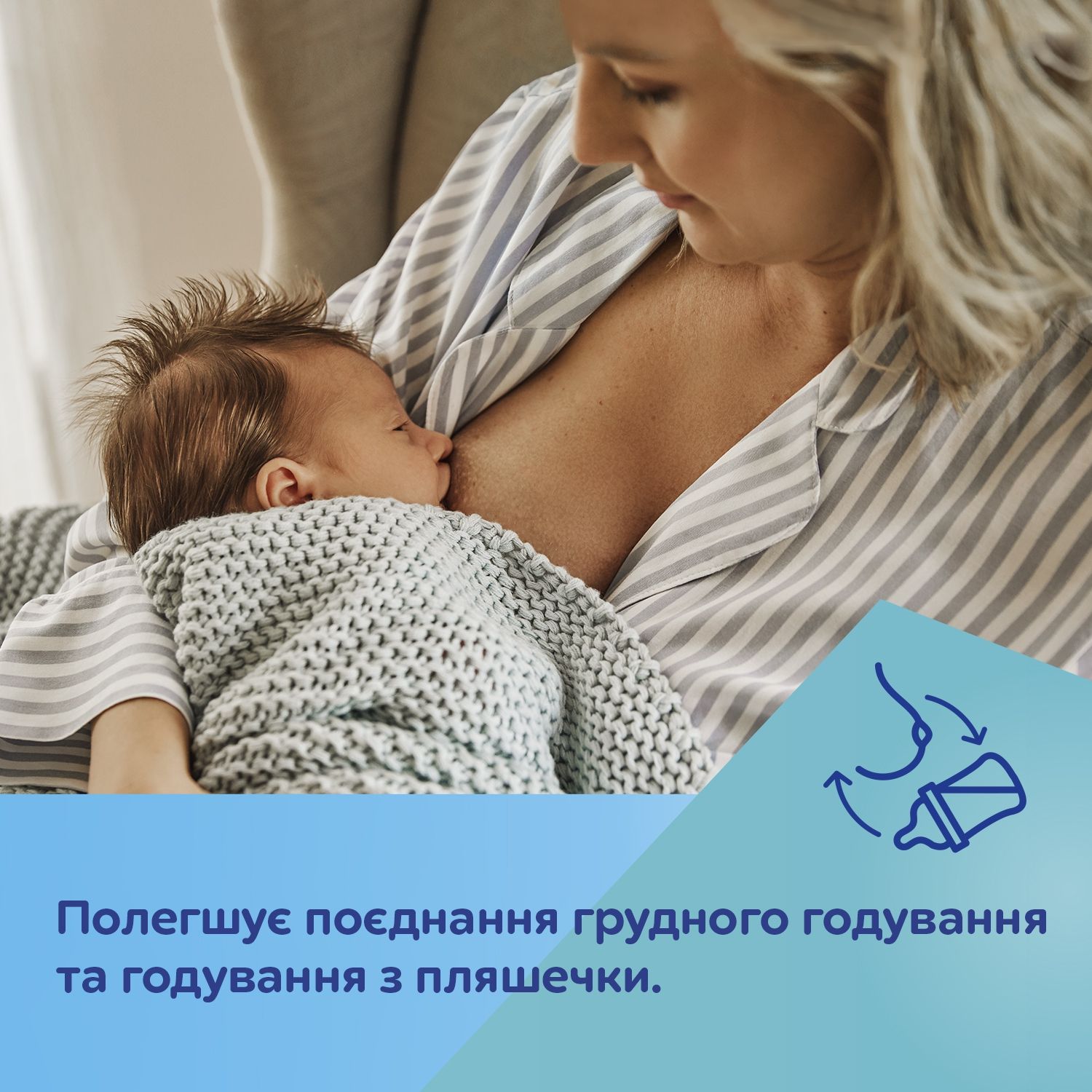 Пляшка антиколікова з широким отвором Canpol babies Easystart Gold 120 мл блакитна - фото 7