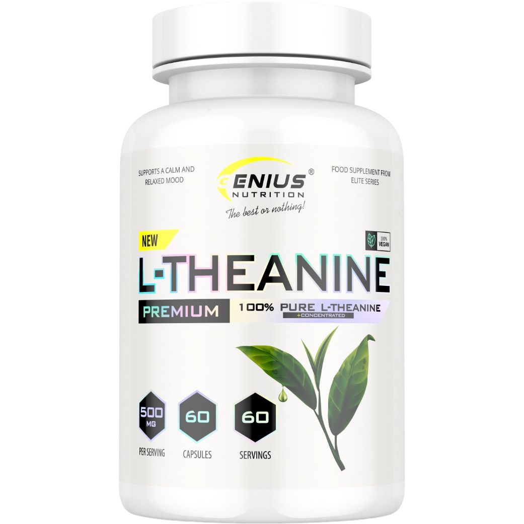 Амінокислота Genius Nutrition L-Theanine 60 капсул - фото 1