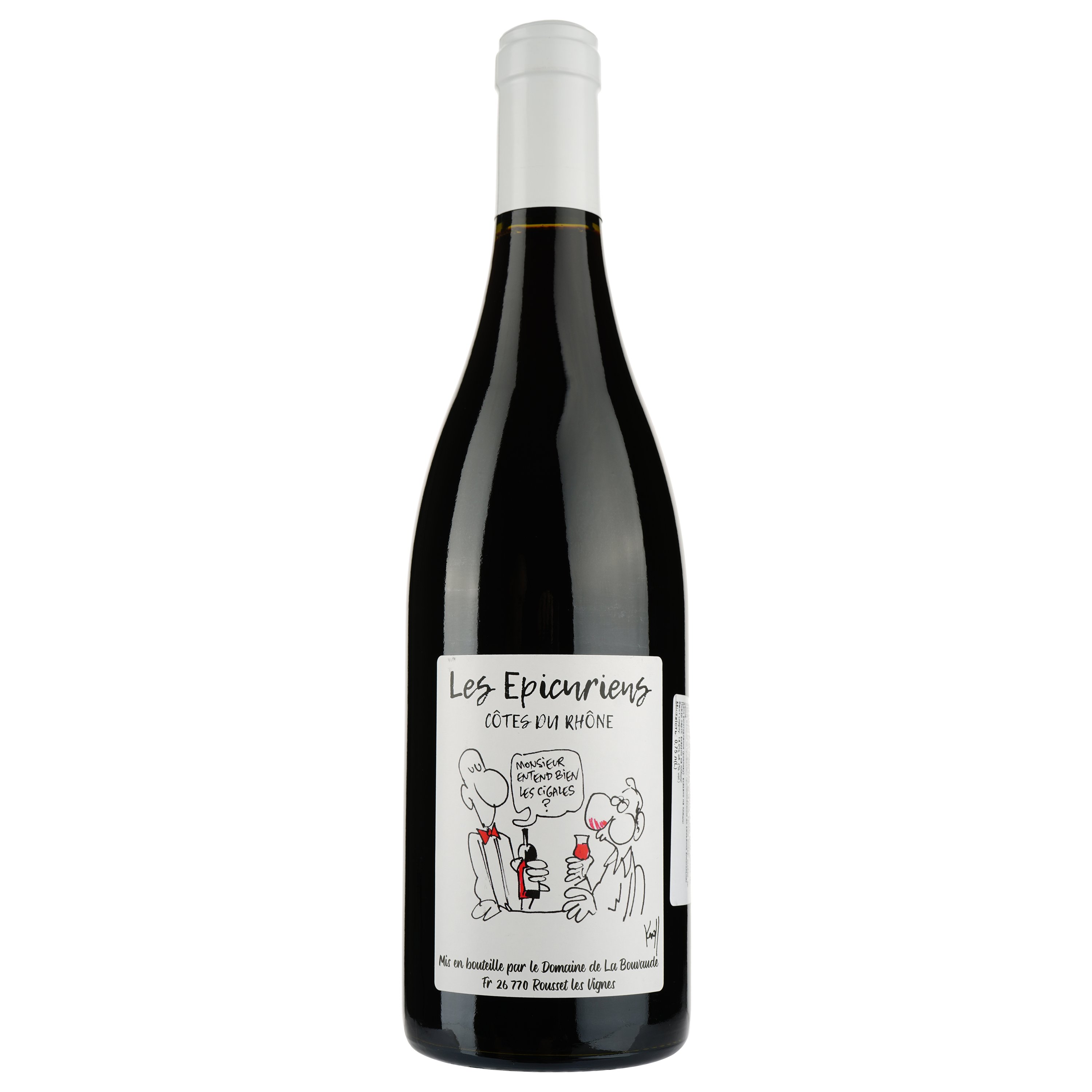 Вино Les Epicuriens AOP Cotes du Rhone, червоне, сухе, 0,75 л - фото 1