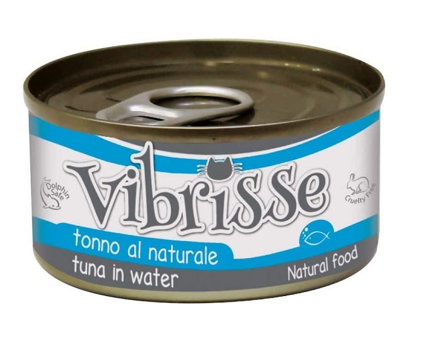 Вологий корм для котів Vibrisse, Тунець у соусі, 140 г (C1018357) - фото 1