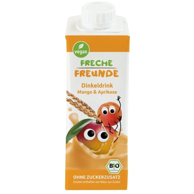 Органический спельтовый напиток Freche Freunde Манго-Абрикос, 250 мл (523391) - фото 1
