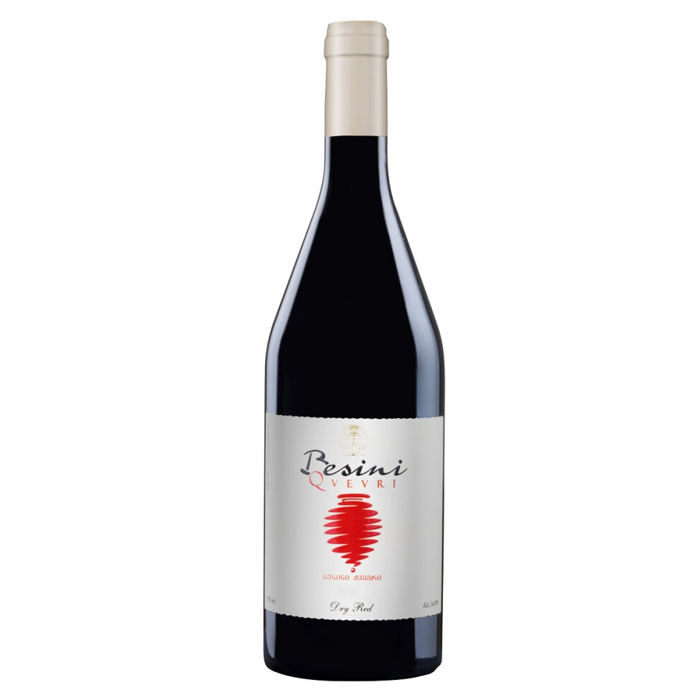 Вино Besini Qvevri, червоне, сухе, 14,5%, 0,75 л (8000018003852) - фото 1