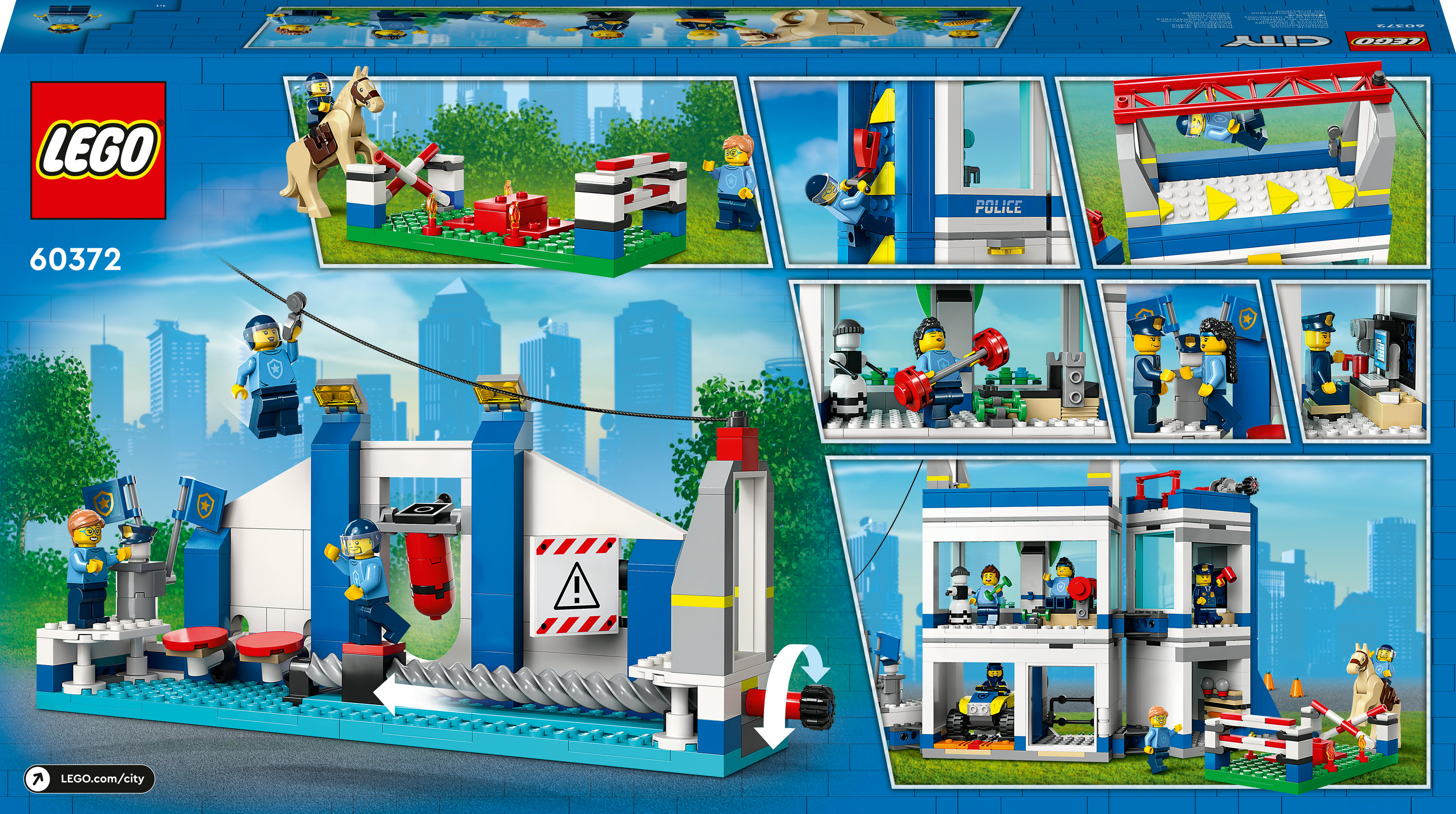 Конструктор LEGO City Академія поліцейської підготовки, 823 предмети (60372) - фото 9