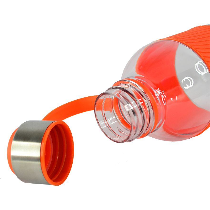 Бутылка для воды Line Art Limpid 850 мл оранжевая (20222LA-06) - фото 6