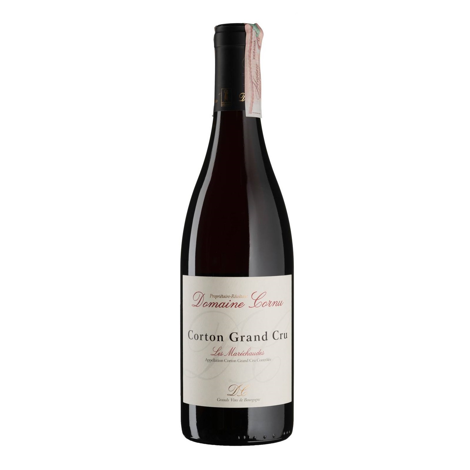 Вино Domaine Cornu Corton Grand Cru, червоне, сухе, 0,75 л - фото 1