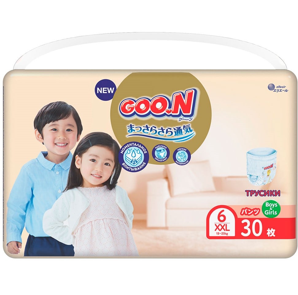 Подгузники-трусики Goo.N Premium Soft 6 (15-25 кг), 30 шт. - фото 1