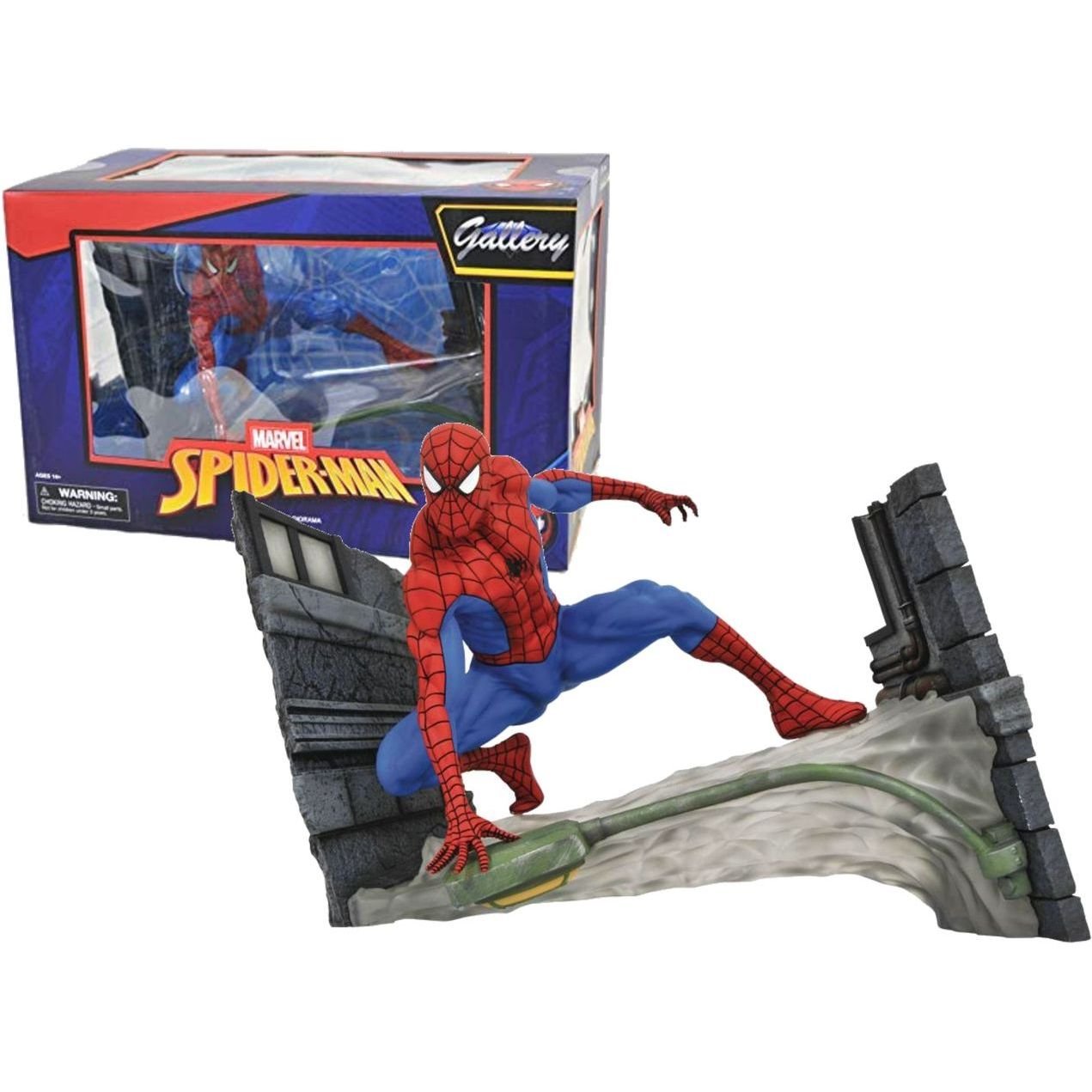 Диорама SpiderMan Marvel Человек Паук Марвел 18см M SM f 168 - фото 1