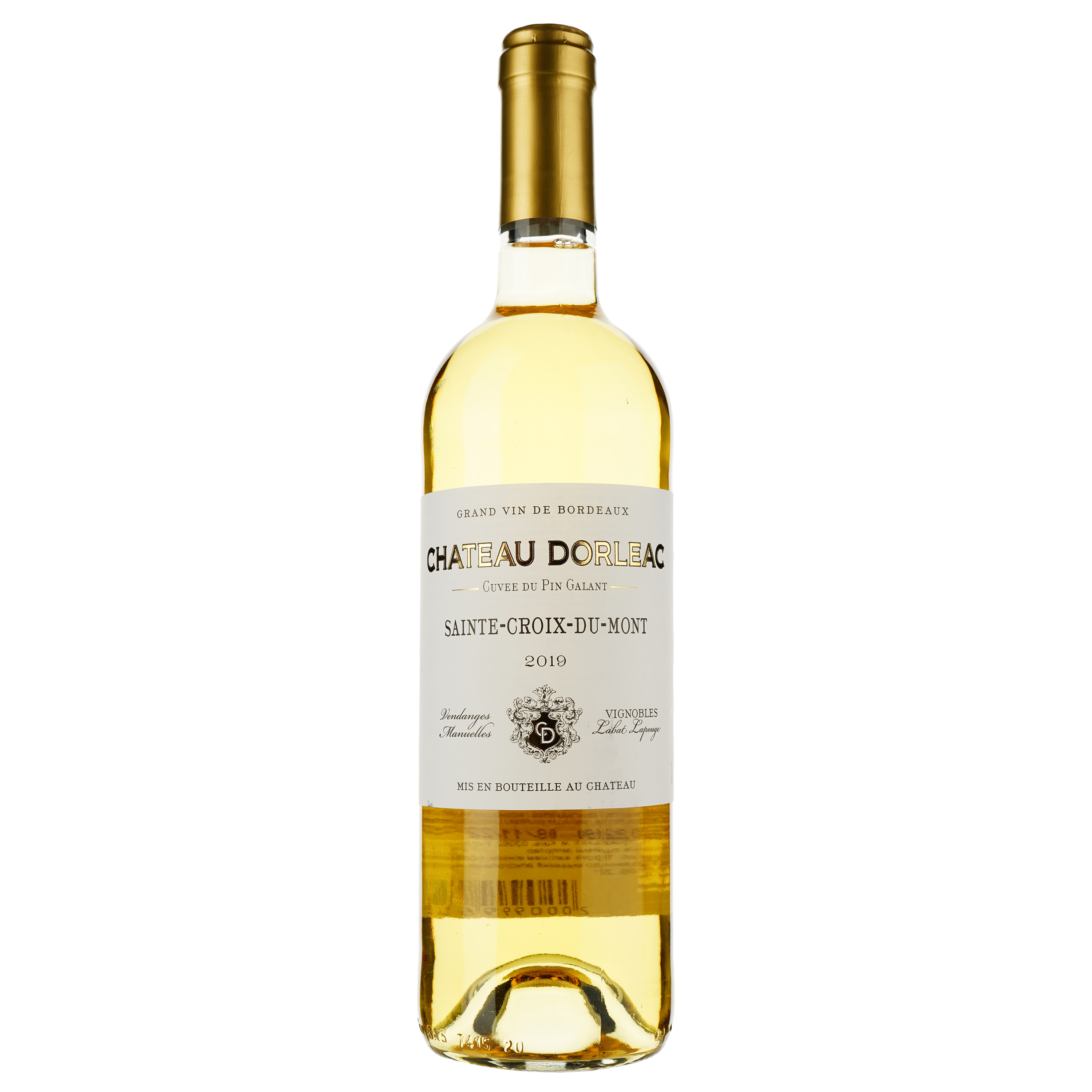 Вино Chateau Dorleac AOP Sainte-Croix-du-Mont 2019 белое сладкое 0.75 л - фото 1