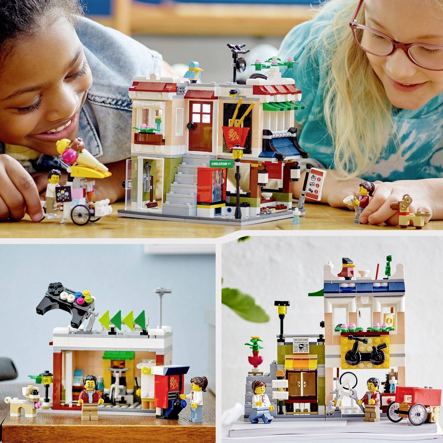 Конструктор LEGO Creator Магазин локшини в центрі міста, 569 деталь (31131) - фото 8