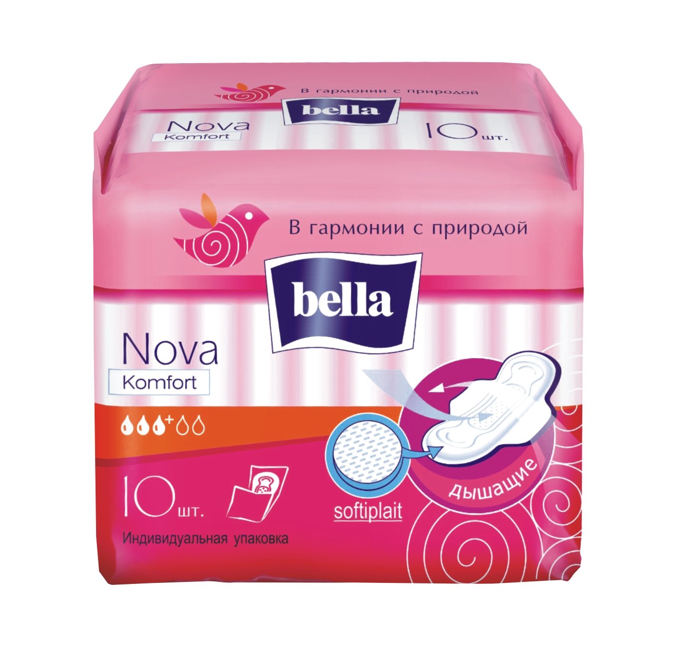 Гігієнічні прокладки Bella Nova komfort, 10 шт (BE-012-RN10-036) - фото 1