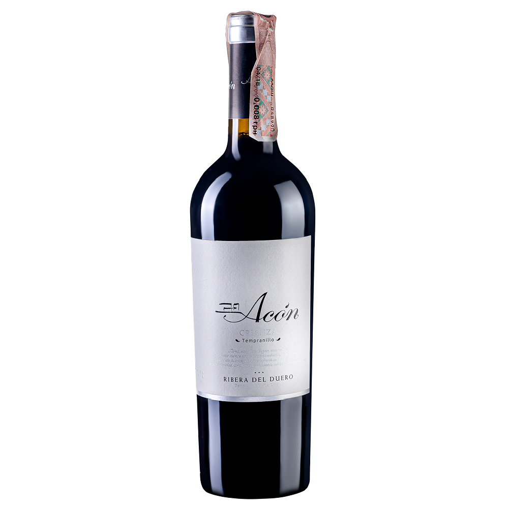 Вино Abadia de Acon Crianza, червоне, сухе, 14,8%, 0,75 л - фото 1
