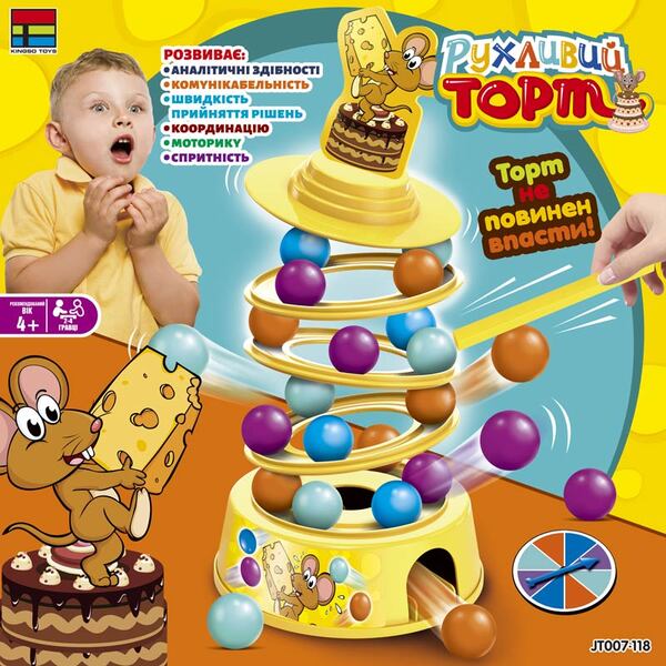 Настольная игра Jiatai Toys Движущийся торт (JT007-118) - фото 1