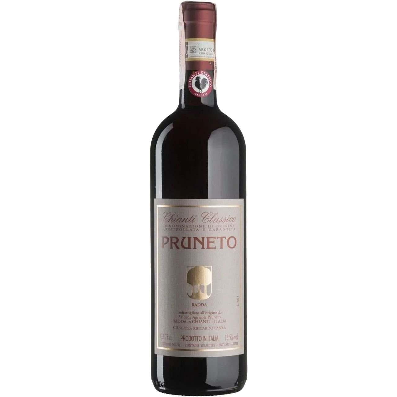 Вино Pruneto Chianti Classico 2019 красное сухое 0.75 л - фото 1