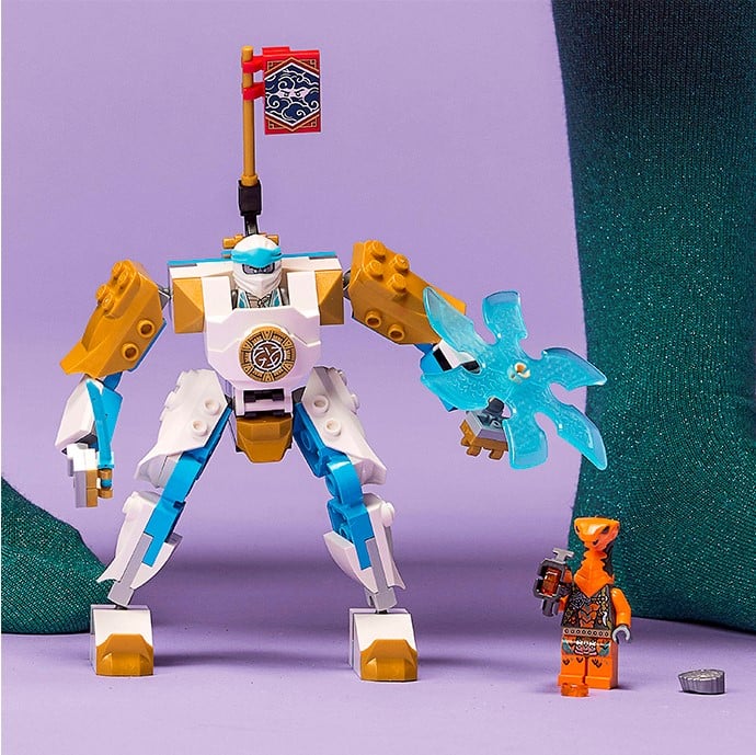 Конструктор LEGO Ninjago Могутній робот ЕВО Зейна, 95 деталей (71761) - фото 9