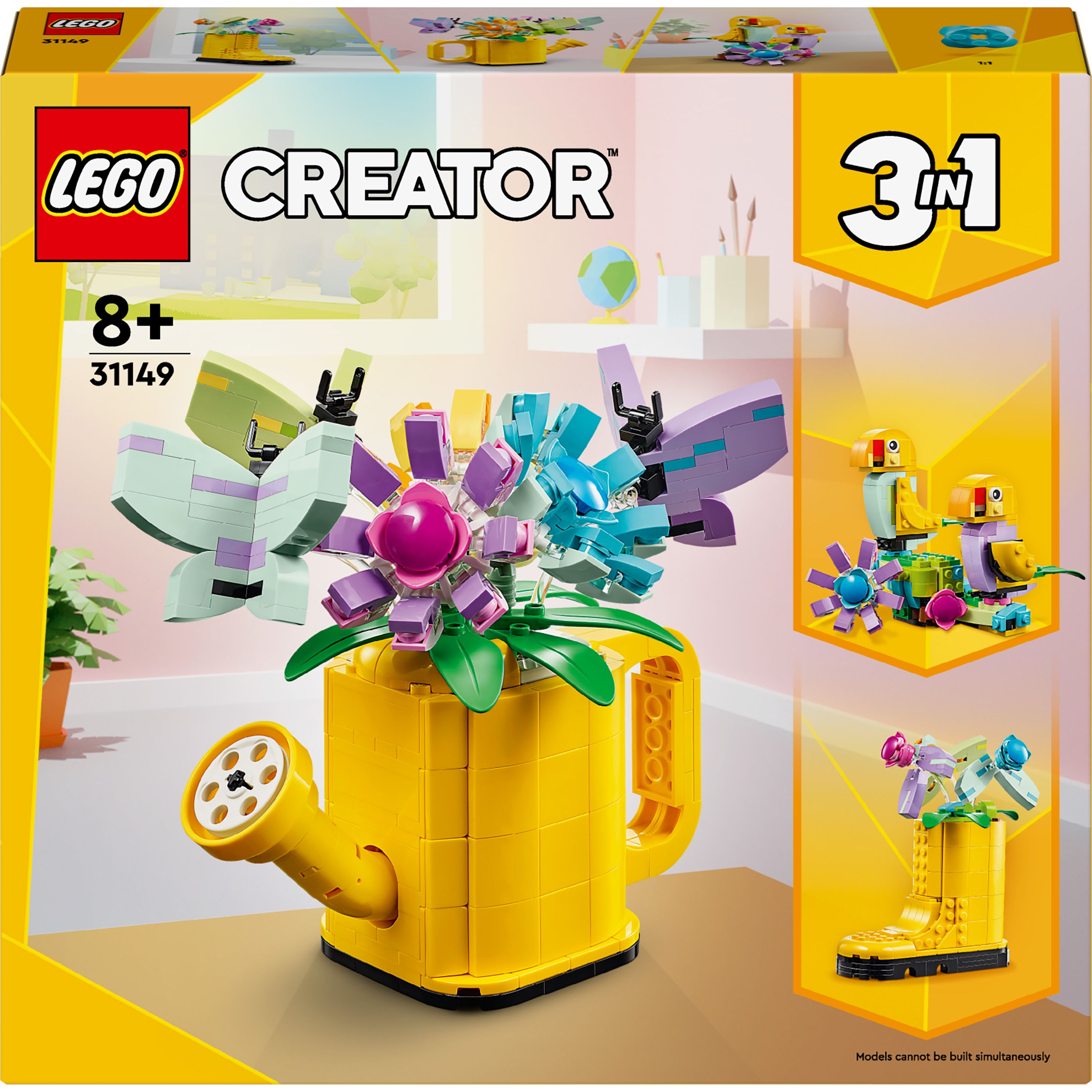 Конструктор LEGO Creator Цветы в лейке 420 детали (31149) - фото 1