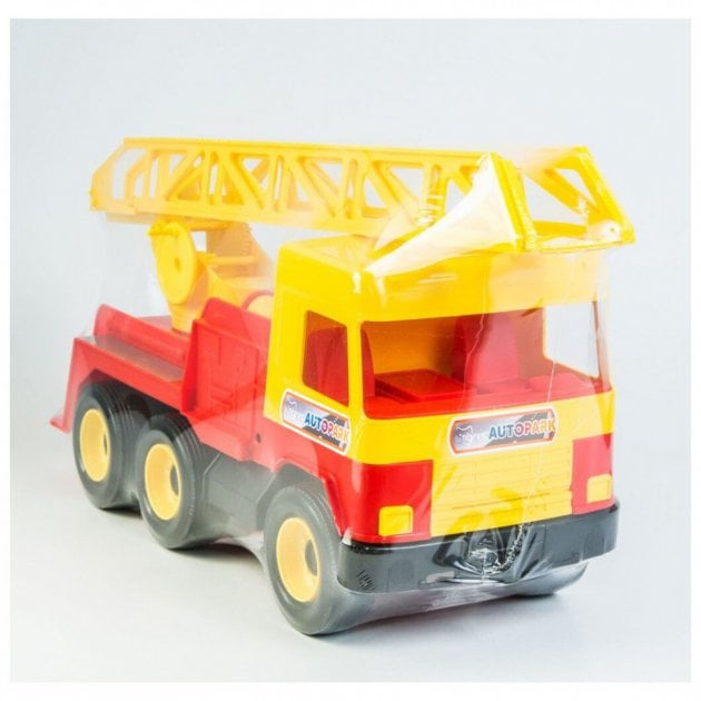Машинка Tigres Middle Truck Пожежна 45 см жовта (39225) - фото 5
