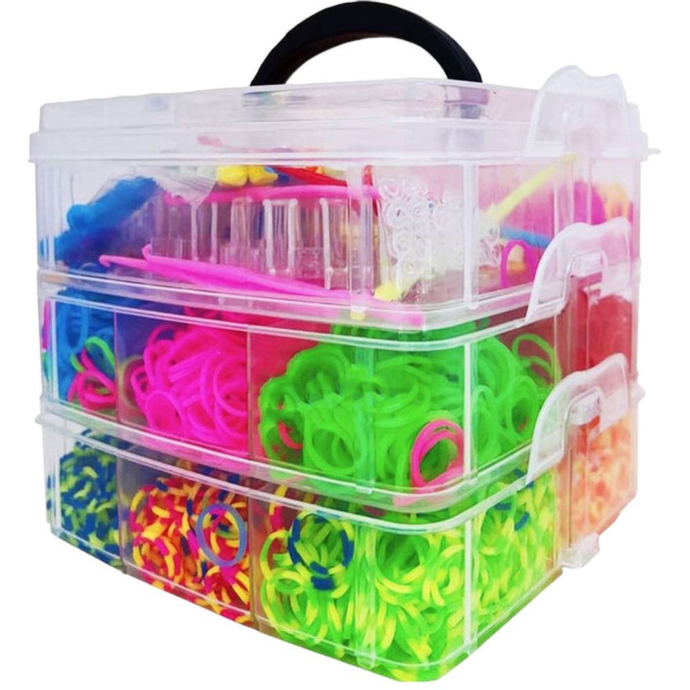 Набір гумок для плетіння G-Toys 15 кольорів в скриньці великий (1759134410) - фото 1