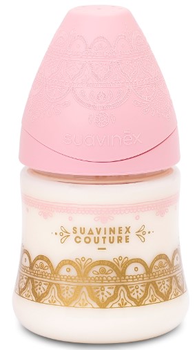 Photos - Baby Bottle / Sippy Cup Suavinex Пляшечка для годування  Couture, 150 мл, рожевий  (304133)