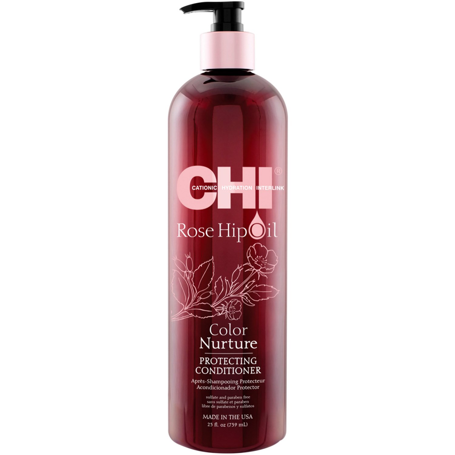 Кондиціонер CHI Rosehip Oil Color Nuture Protecting Conditioner для фарбованого волосся, 739 мл - фото 1