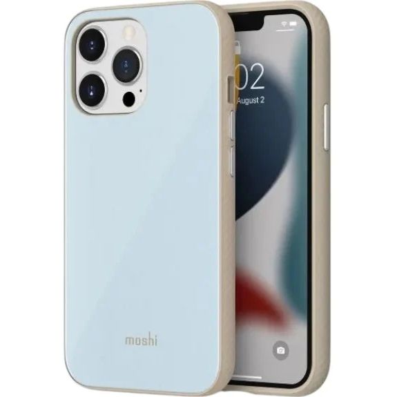 Чохол-накладка Moshi iGlaze Slim Hardshell Case Adriatic Blue для iPhone 13 Pro - фото 1