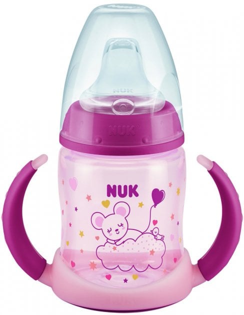 Бутылочка NUK First Choice Мышка, 150 мл, розовый (3952376) - фото 1